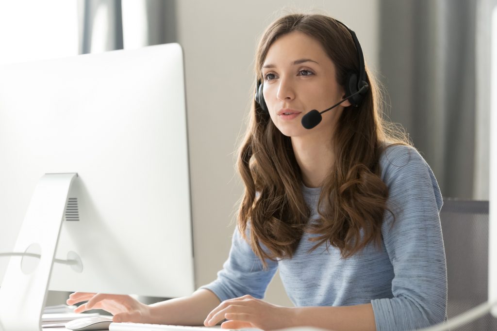 Over-the-Phone Interpreter with headset